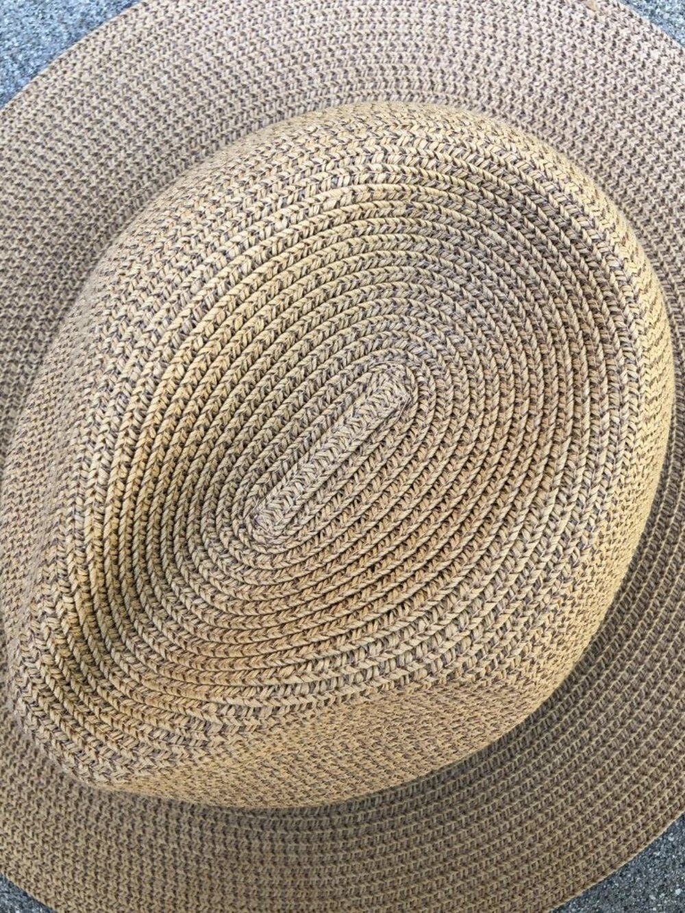 Women's Fedora Hat Wide Brim MEDIUM Beige Cap - Picture 4 of 6